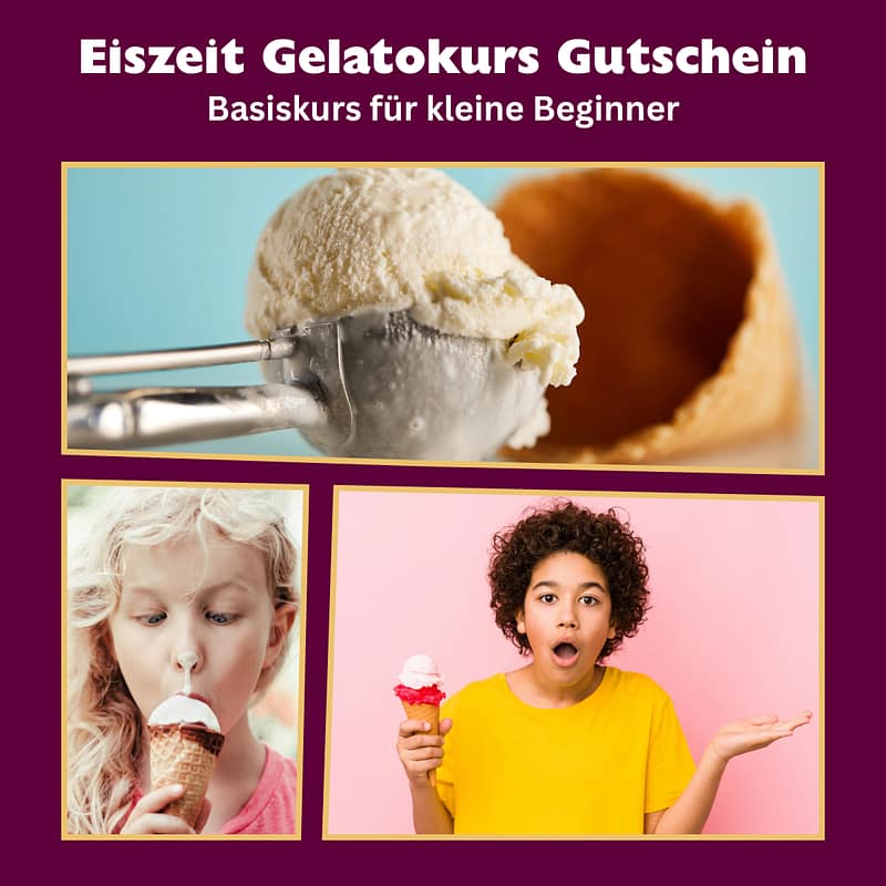 Gelatokurs - Basiskurs für kleine Beginner